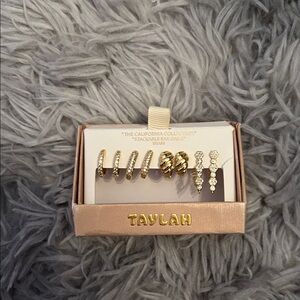 Taylah Gold and Silver Stackable Earrings